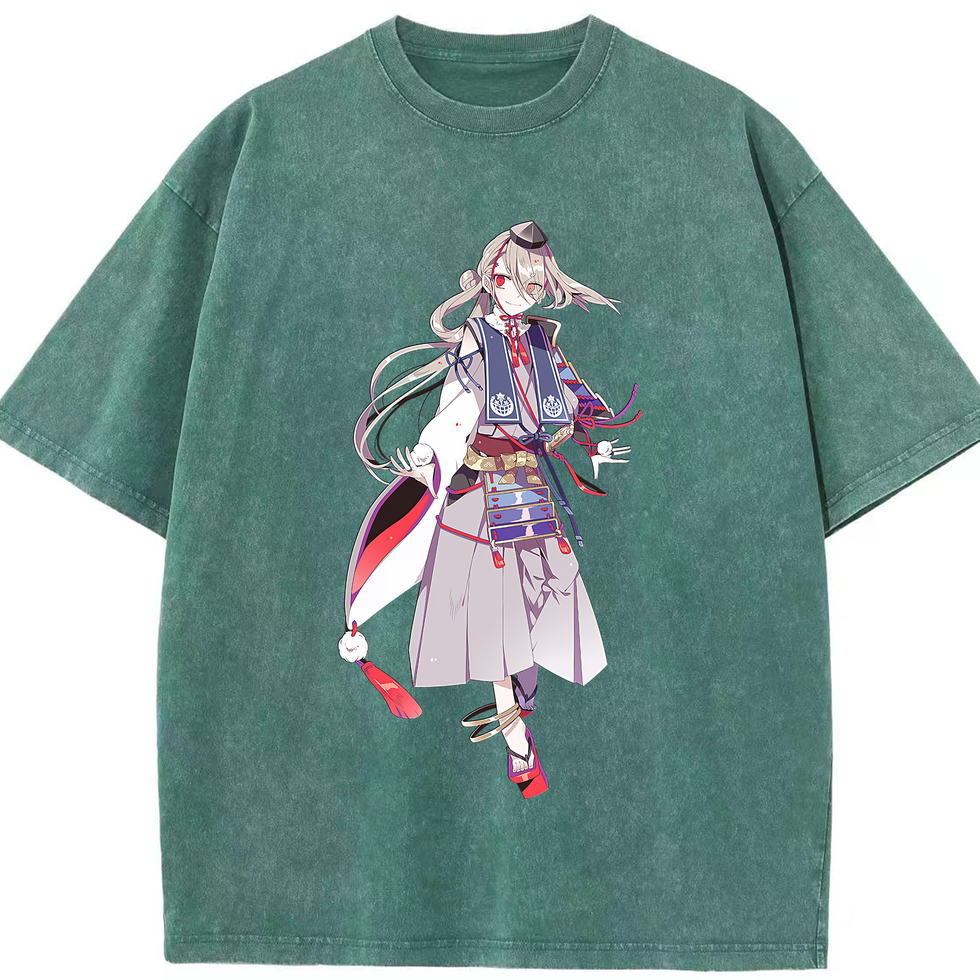 （画像用） 刀剣乱舞 Touken Ranbu 綿100% ヴィンテージ風 半袖Tシャツ（フロントプリント）